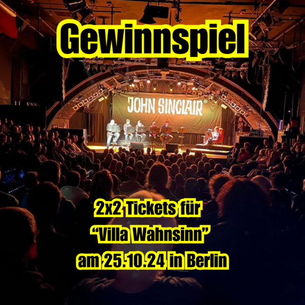 Gewinnspiel 2 x 2 Tickets für das Live-Hörspiel "Villa Wahnsinn"